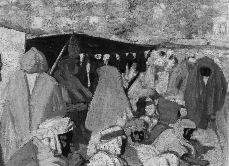 De sinaasappelmarkt te Blida