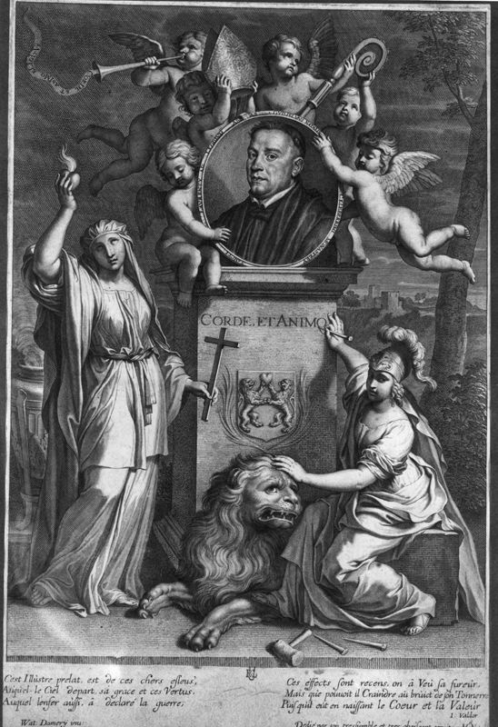 Portrait de Guillaume Natalis, abbé de Saint-Laurent