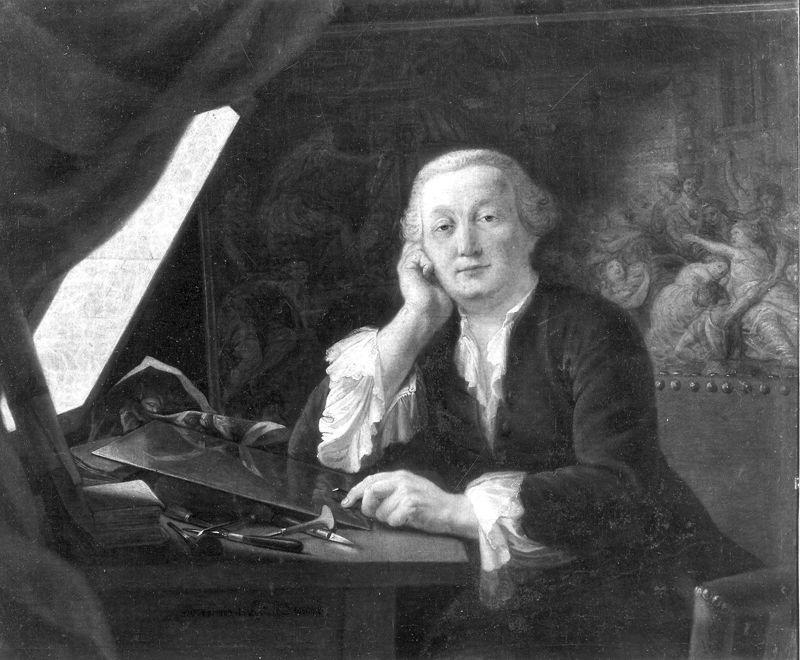 Portret van de graveur Peter Martenasie