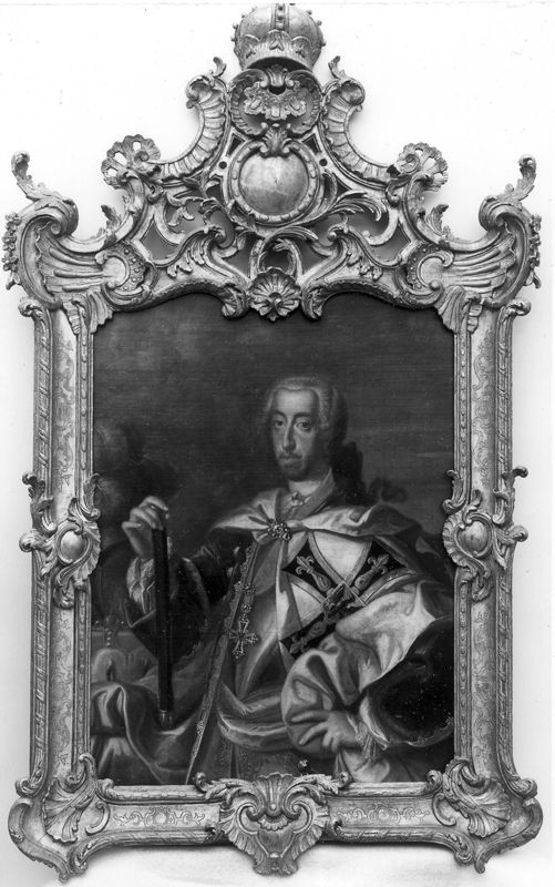 Statieportret van grootmeester Clemens August
