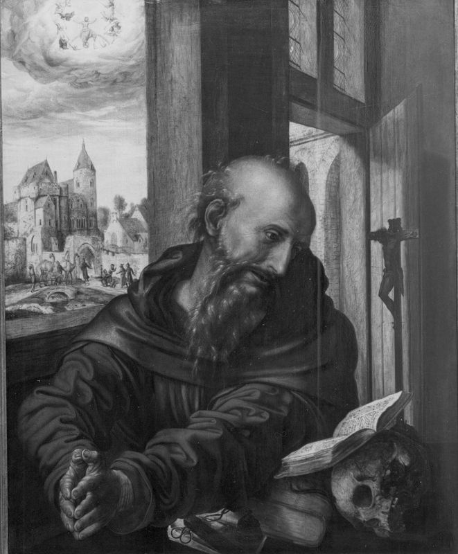 De H.Hieronymus als monnik