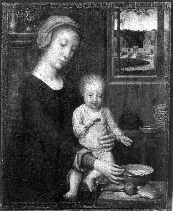 La Vierge à la soupe au lait