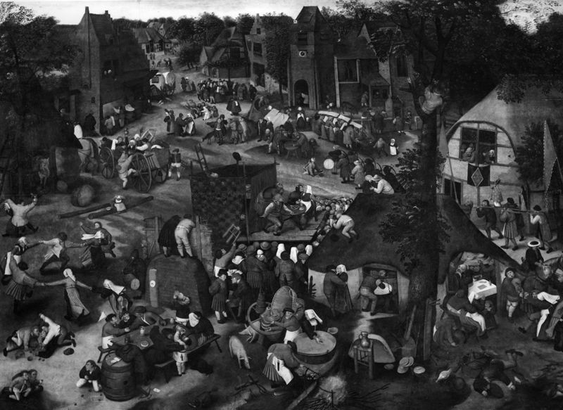 Kermesse avec théatre et procession