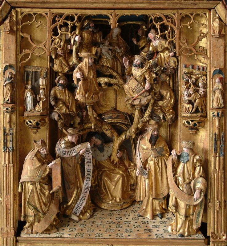 Retable marial de l'église de Pailhe