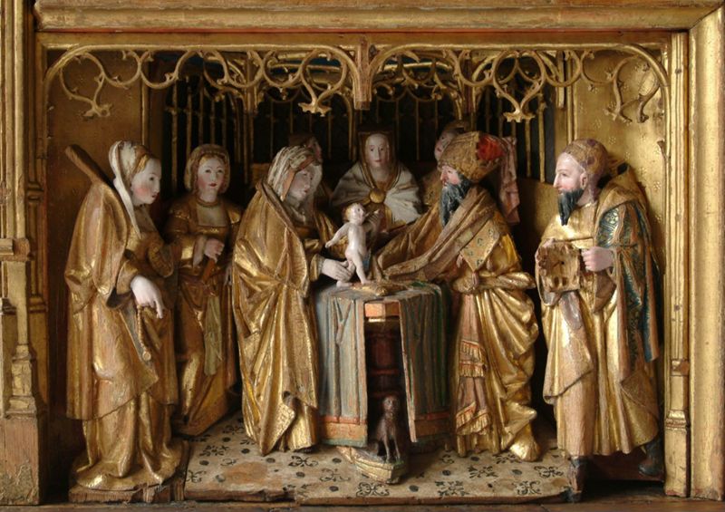 Retable marial de l'église de Pailhe