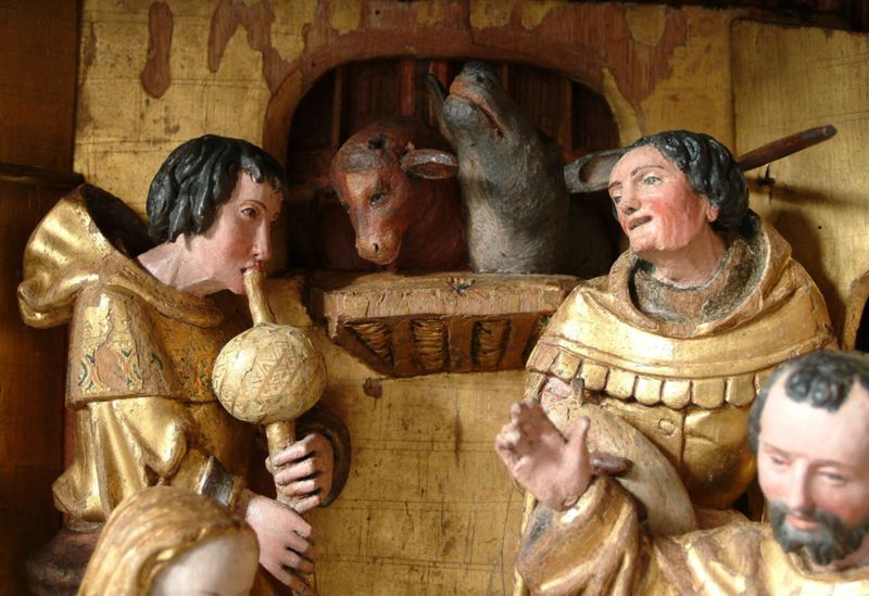 Retable marial de l'église de Pailhe