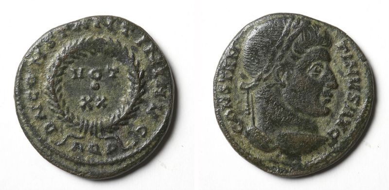 Munt van keizer Constantinus