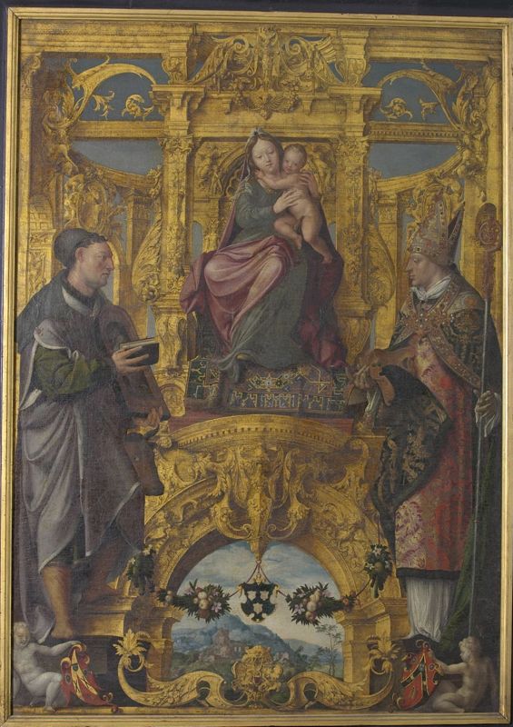 O.-L.-Vrouw met Kind, H. Lucas en H. Eligius