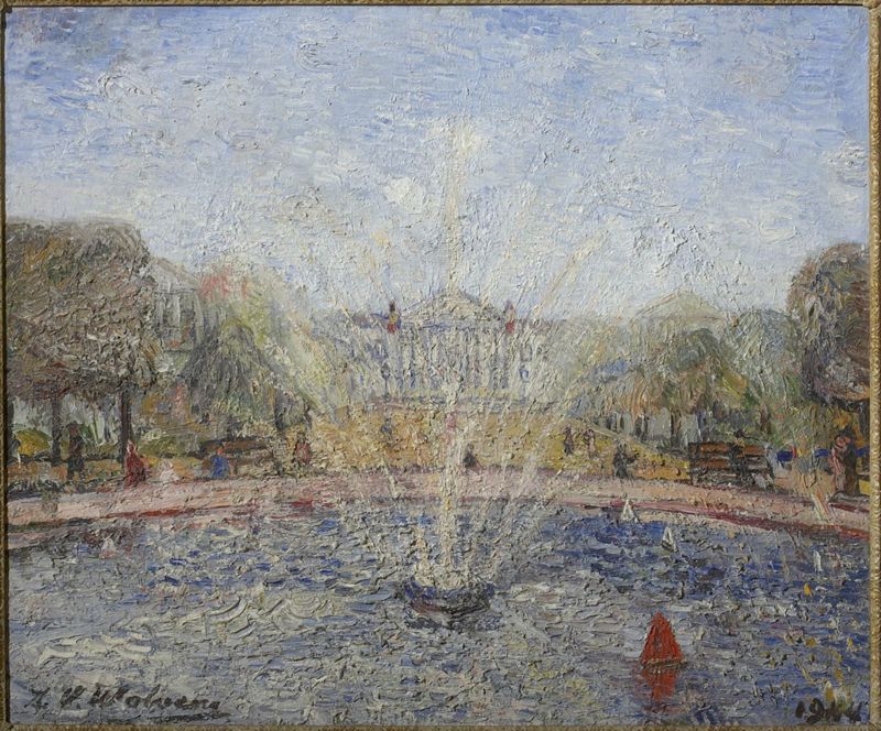 De waterstraal / Park van Brussel