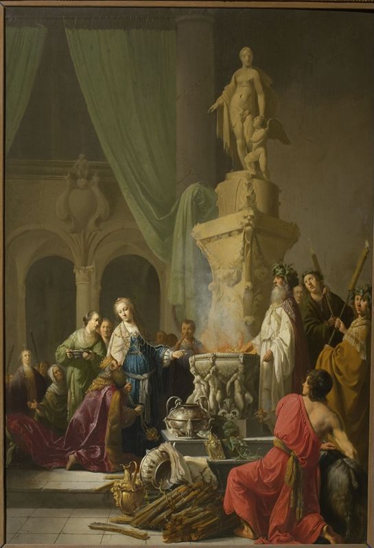 Le roi Salomon encensant la statue de Vénus