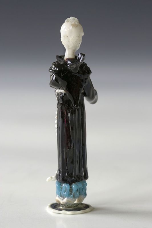 Petite statuette de moine