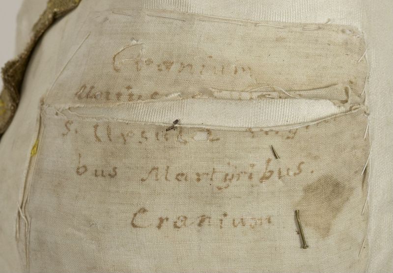 Reliekhoofd van een van de 11000 maagden van de H. Ursula