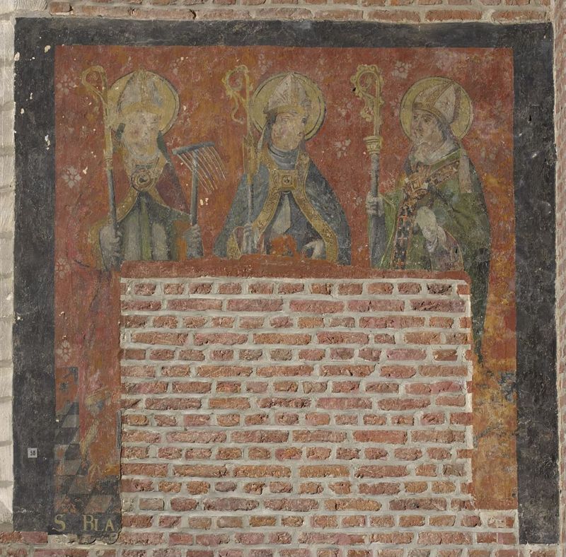 De H.Blasius, een bisschop en St.-Elooi