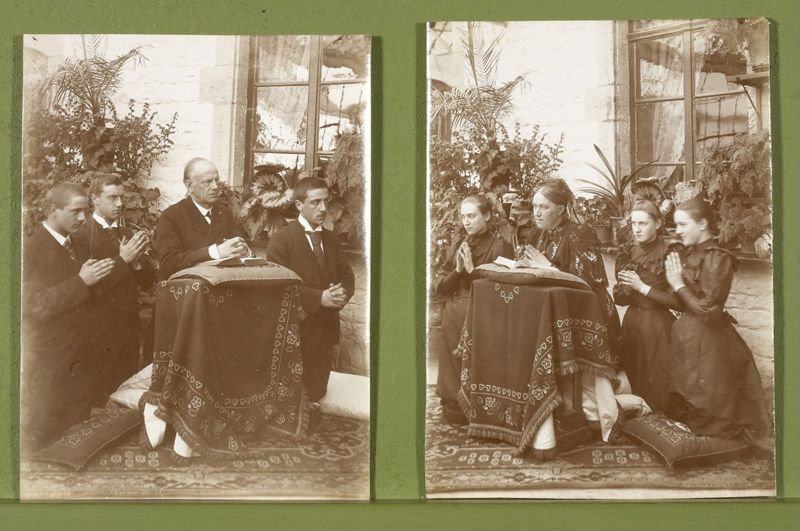 Henri Desclée, Louis Brouwer et leurs enfants