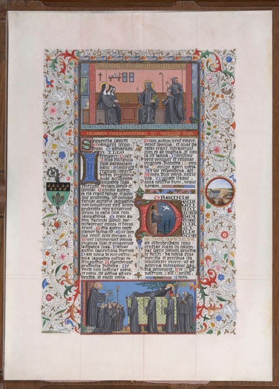 Fragment d'un évangéliaire inachevé