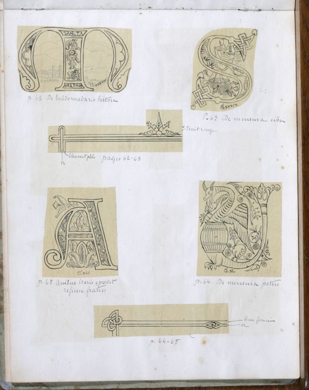 Album contenant les calques d'une Règle de saint Benoît calligraphiée et enluminée à l'abbaye de Maredret pour le kaiser Guillaume II (1899 - 1900)