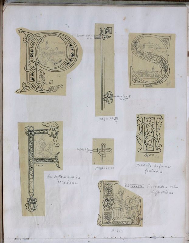 Album contenant les calques d'une Règle de saint Benoît calligraphiée et enluminée à l'abbaye de Maredret pour le kaiser Guillaume II (1899 - 1900)