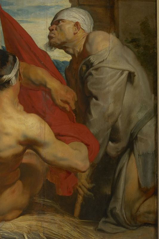 H. Martinus deelt zijn mantel met een bedelaar