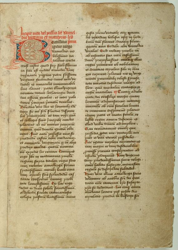Vita et Translatio de sainte Renelde; recueil de sermons