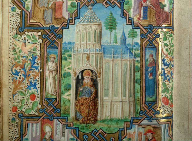 Vita et Translatio de sainte Renelde; recueil de sermons
