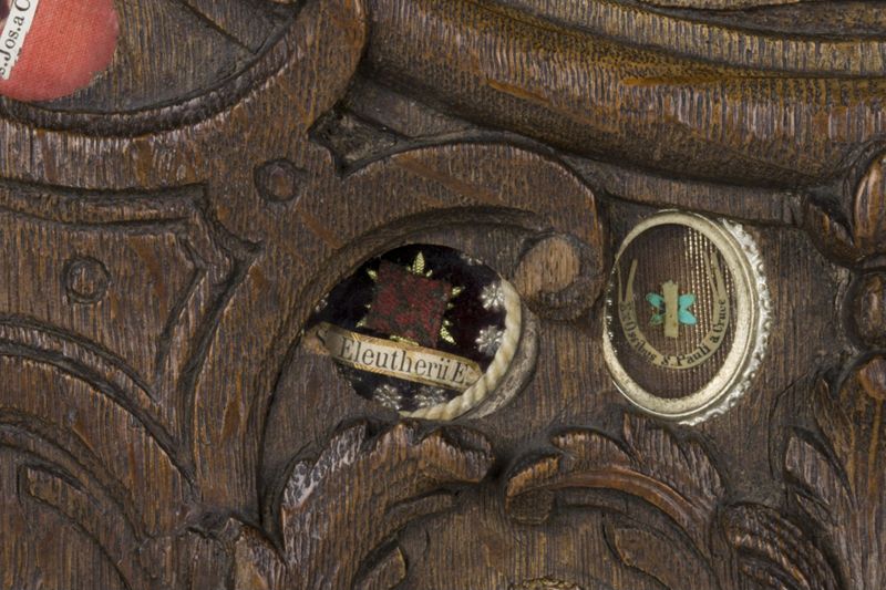 Reliques (e.a.) de saint Eleuthère