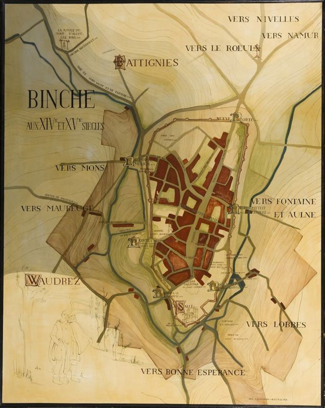Binche aux XIVe et XVe siècles