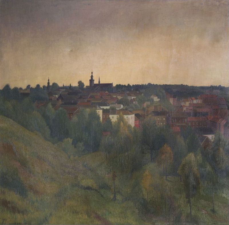 Panorama de la ville de Binche