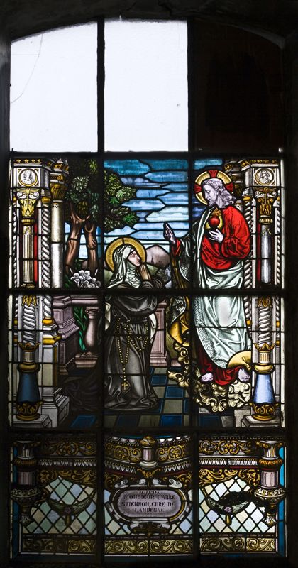 Sacré-Coeur du Christ apparaît à sainte Marguerite-Marie Alacocque