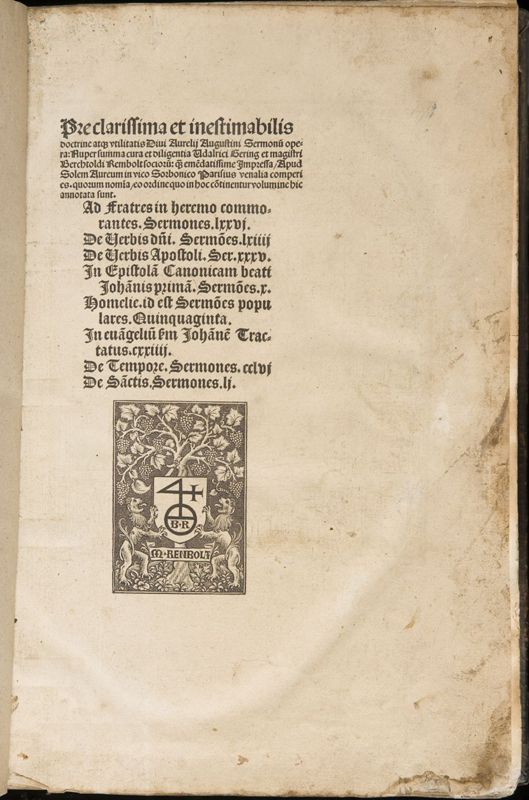 Sermons de saint Augustin d'Hippone