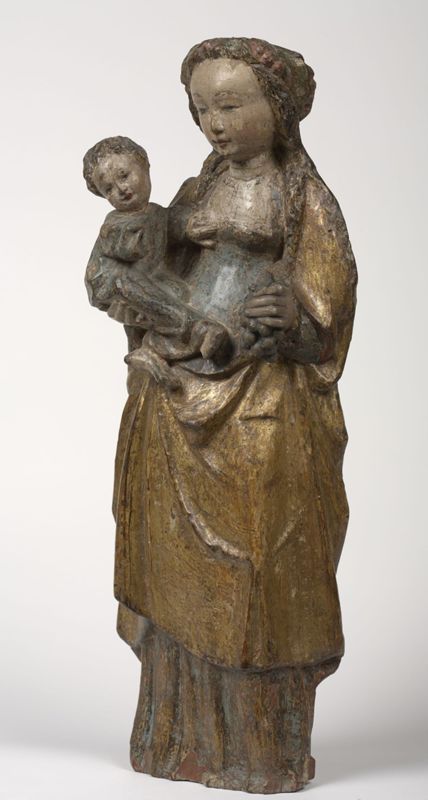 Maria met druiventros en Kind