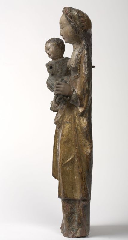 Maria met druiventros en Kind