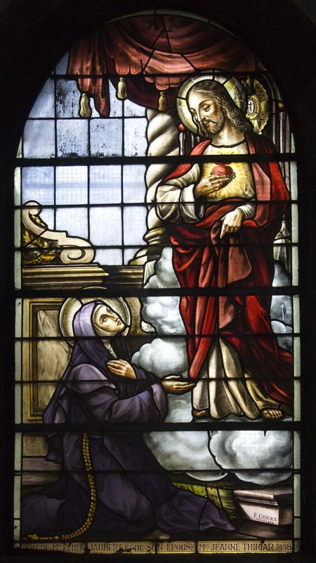 Apparition du Christ à Marguerite-Marie Alacocque