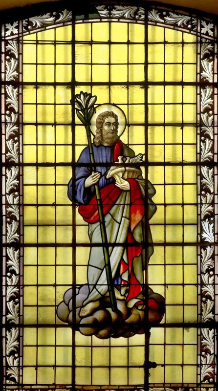 Saint Joseph de Nazareth sur un nuage