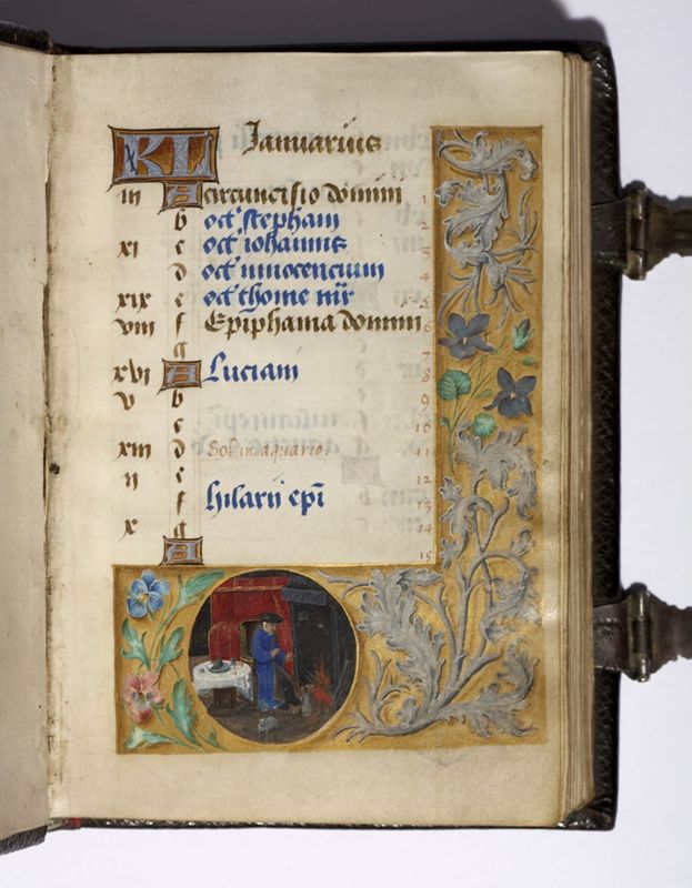 Livre d'Heures de John Donne (Heures Donne), usage de Sarum