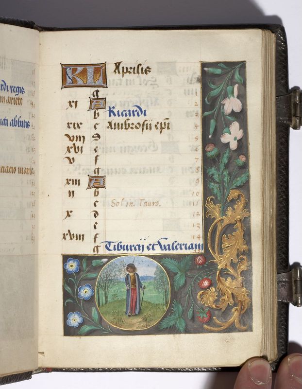 Livre d'Heures de John Donne (Heures Donne), usage de Sarum