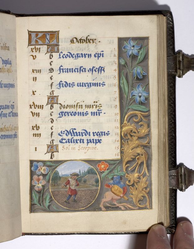 Livre d'Heures de John Donne (Heures Donne), usage de Sarum