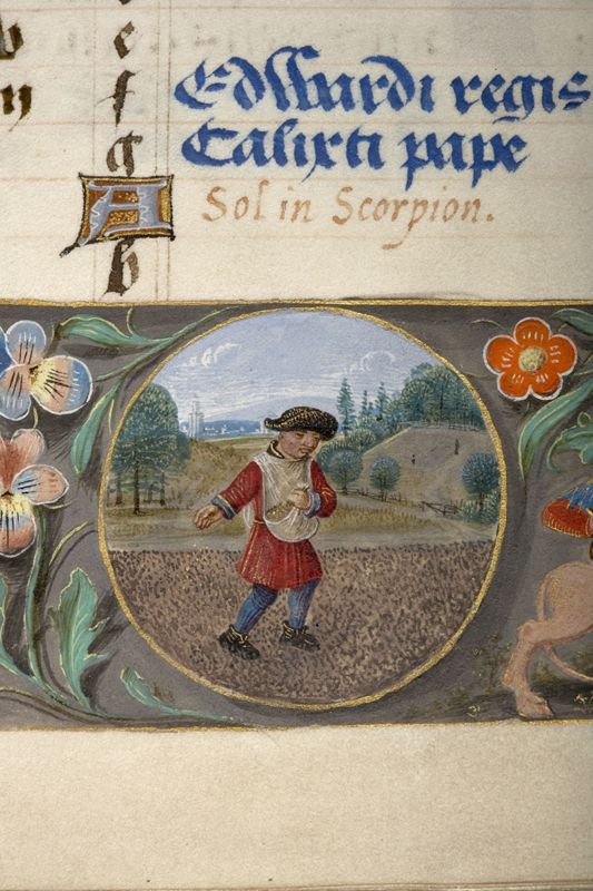 Livre d'Heures de John Donne (Heures Donne), usage de Sarum
