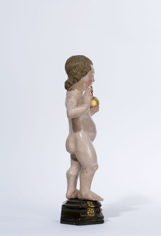 Enfant Jésus bénissant avec globe