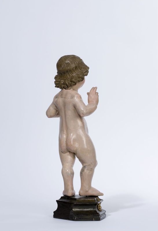 Enfant Jésus bénissant avec globe