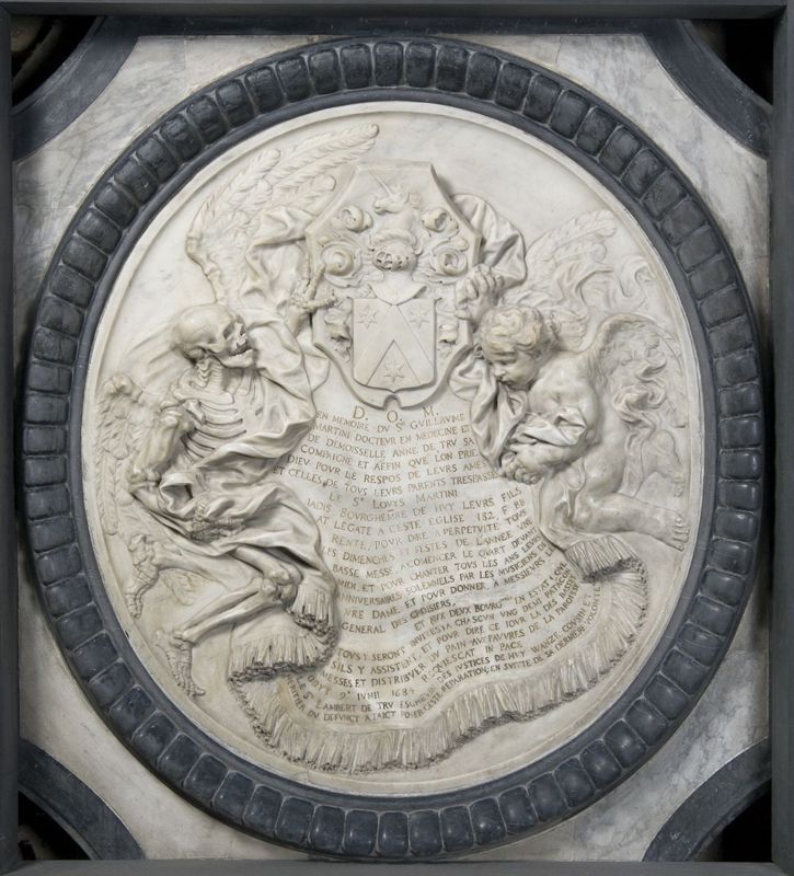 Mémorial de Guillaume Martini et de son épouse Anne de Tru