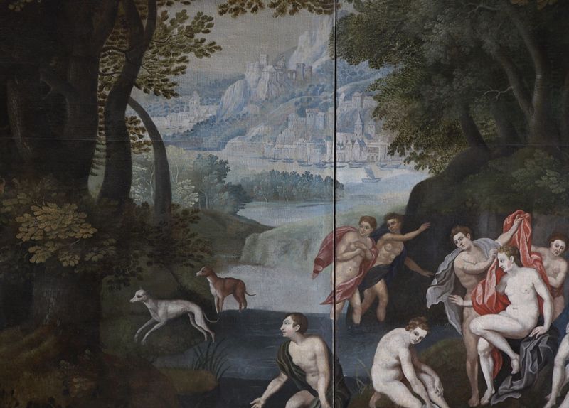 Actéon surprenant Diane au bain
