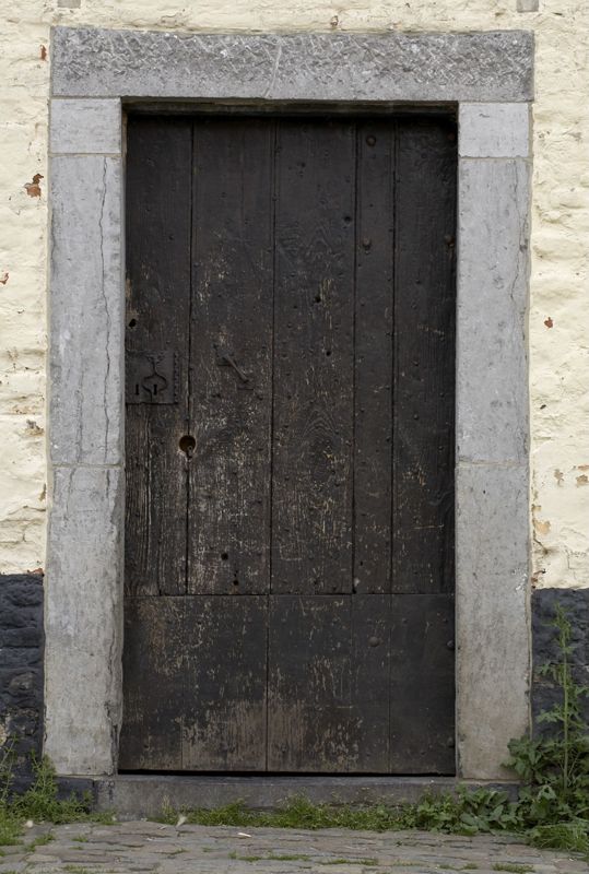 porte à un battant / Ferme de Hougoumont