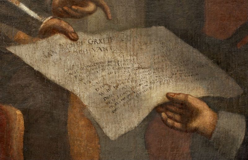 De Antwerpse gildedekens na het oproer van september 1659 ten overstaan van hertog Jan II van Brabant