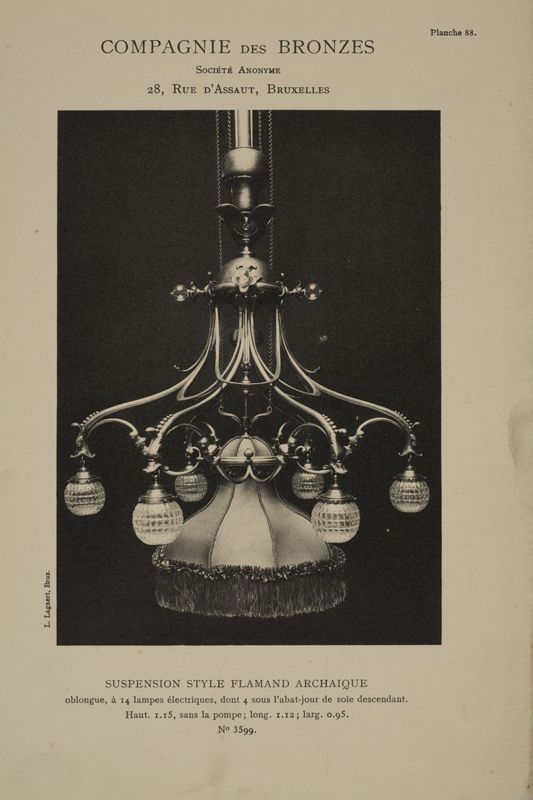Suspension style flamand archaïque