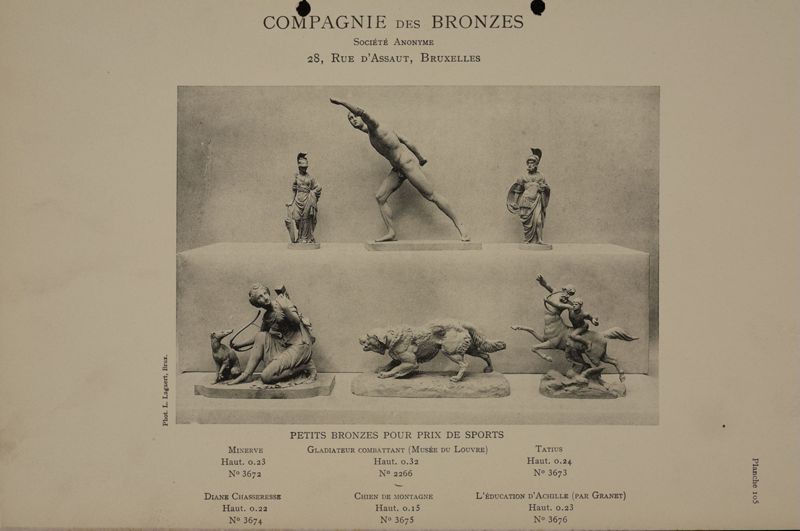 Minerve (petit bronze pour prix de sports)