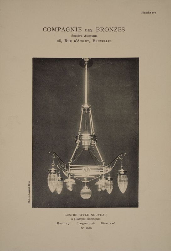 Lustre Style nouveau