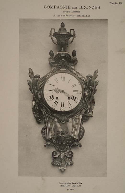 Cartel pendule Louis XIV