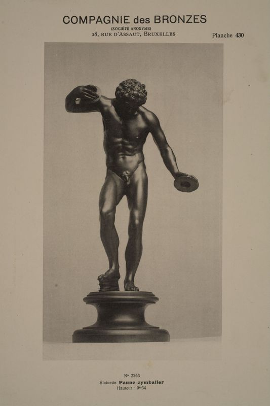 Statuette Faune cymbalier
