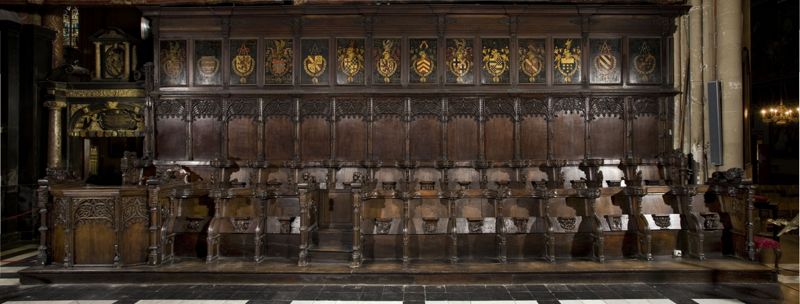 stalles / Kathedraal Sint-Salvator