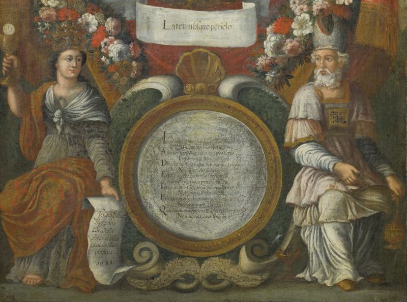 Allégorie sur le thème de l'Eucharistie
